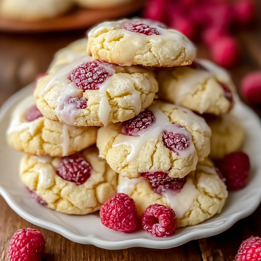 Raspberry Cheesecake Cookies Recipe - Recipe Image