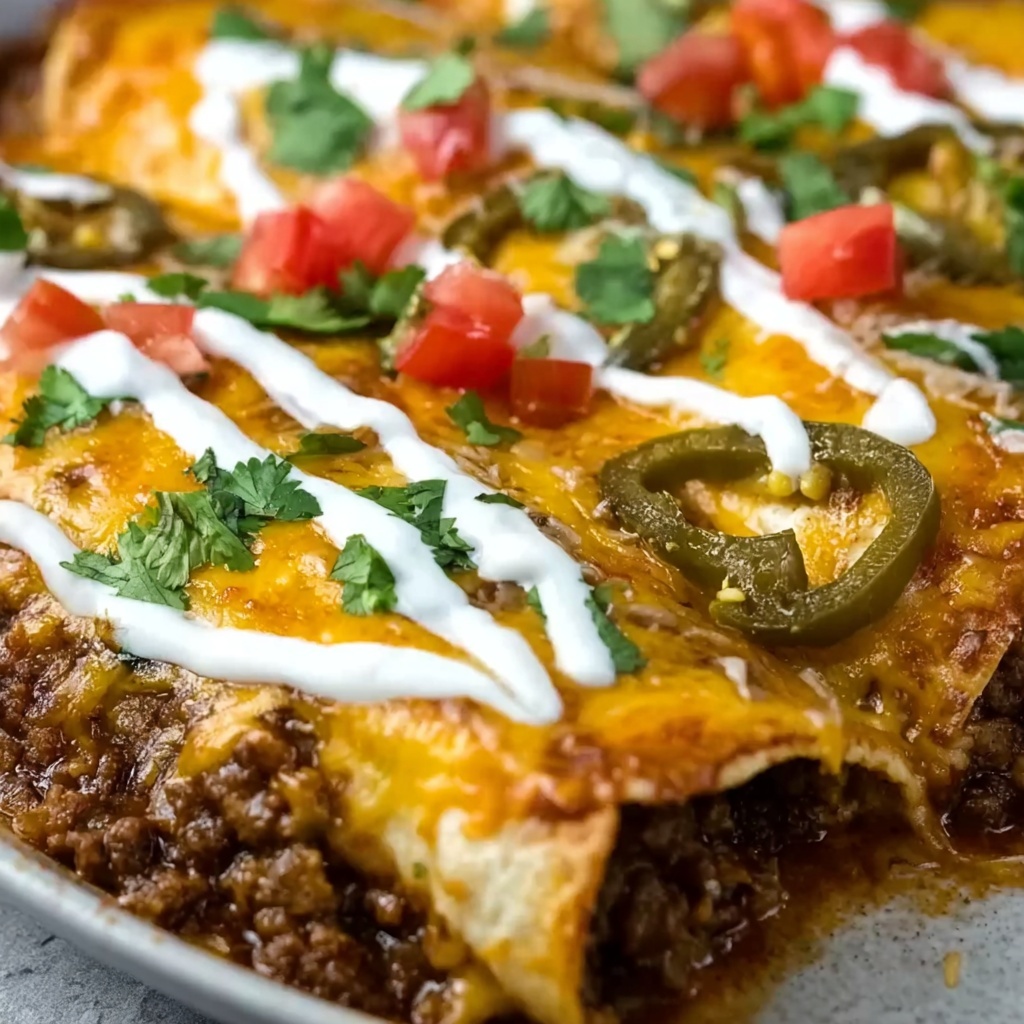 Baked Beef Chiles Rellenos Casserole Recipe - Recipe Image