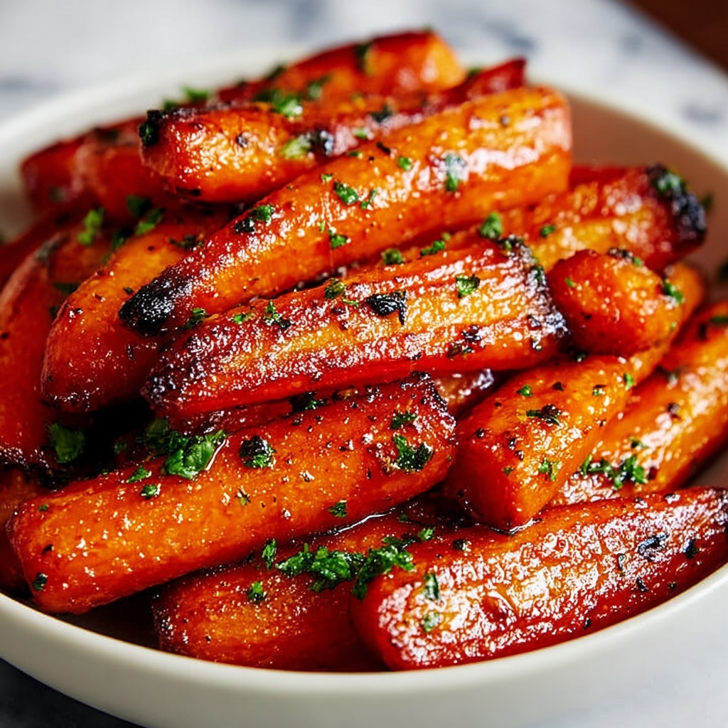 Honey Garlic Butter Carrots: A Simple and Irresistible Side Dish Recipe - Recipe Image