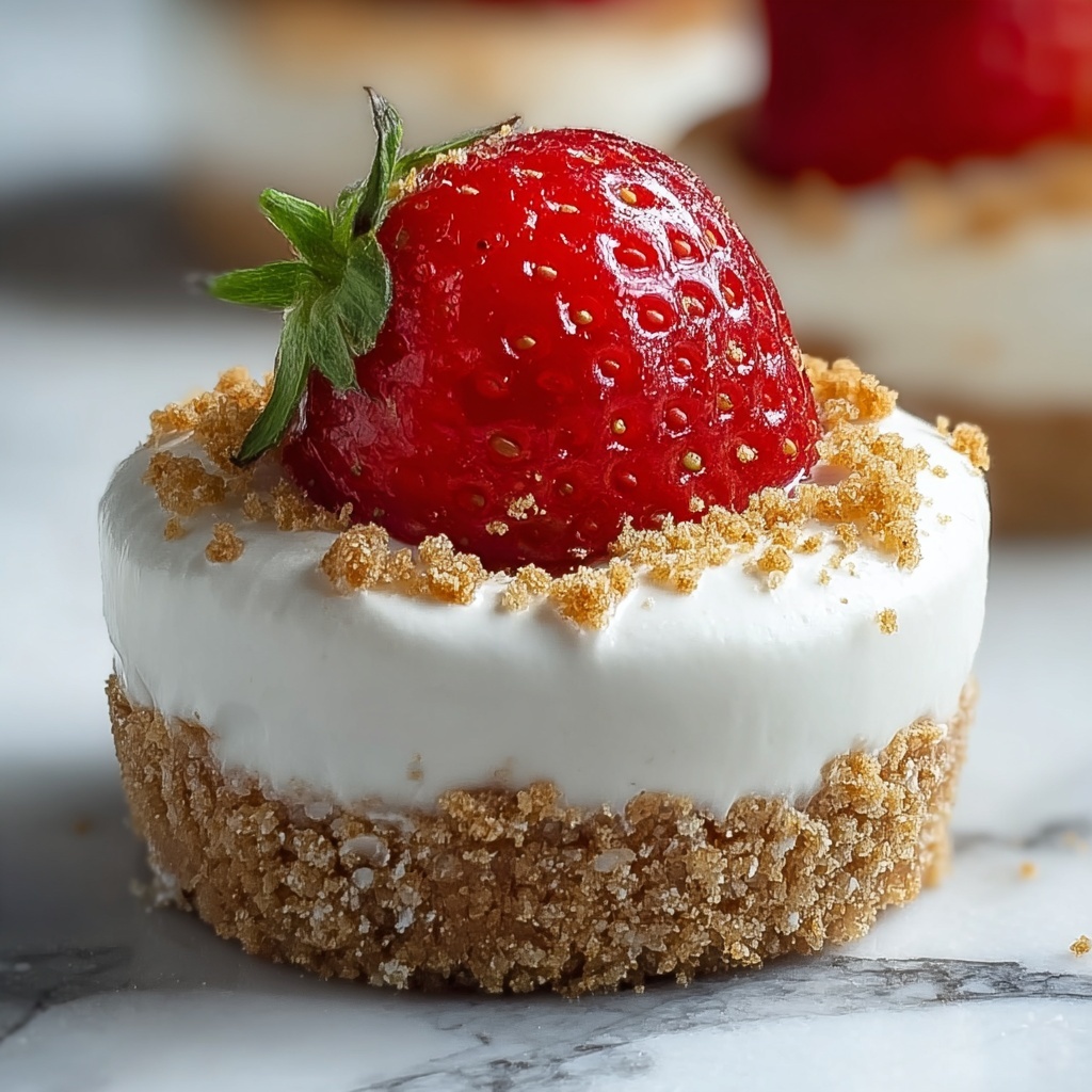 Mini Cheesecake-Stuffed Strawberries Recipe - Recipe Image