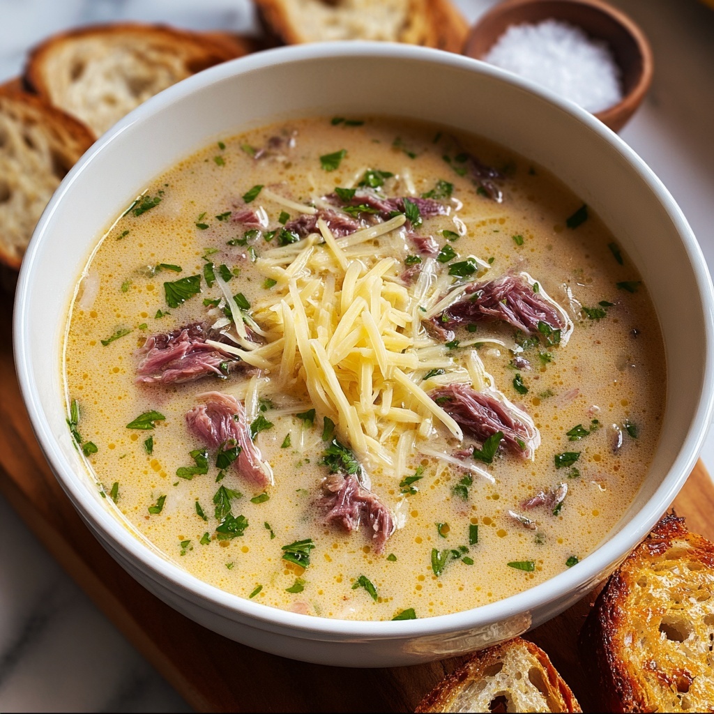 Easy Creamy Reuben Soup Recipe - Recipe Image