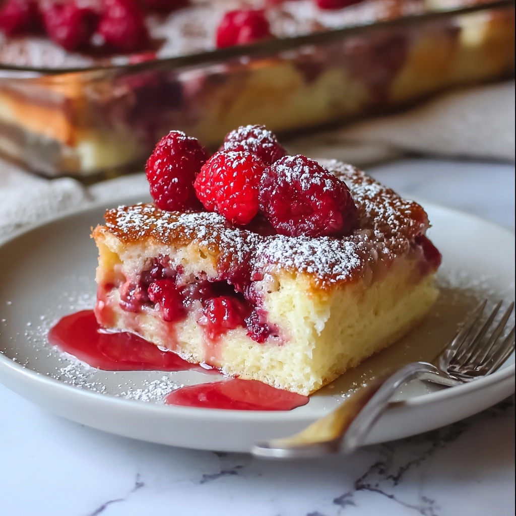Raspberry Cheesecake French Toast Casserole Recipe - Recipe Image
