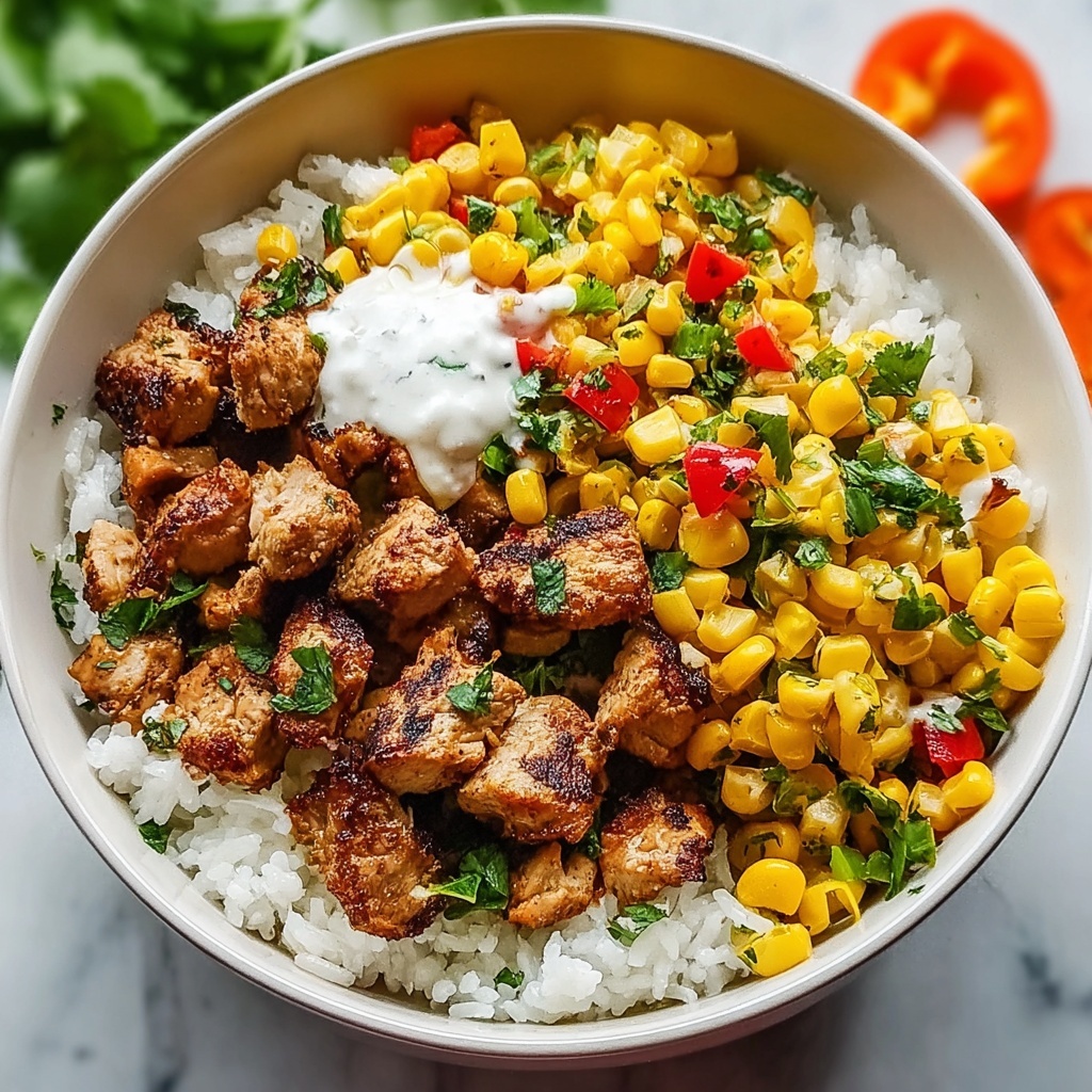 Street Corn Chicken Rice Bowl Recipe - Recipe Image