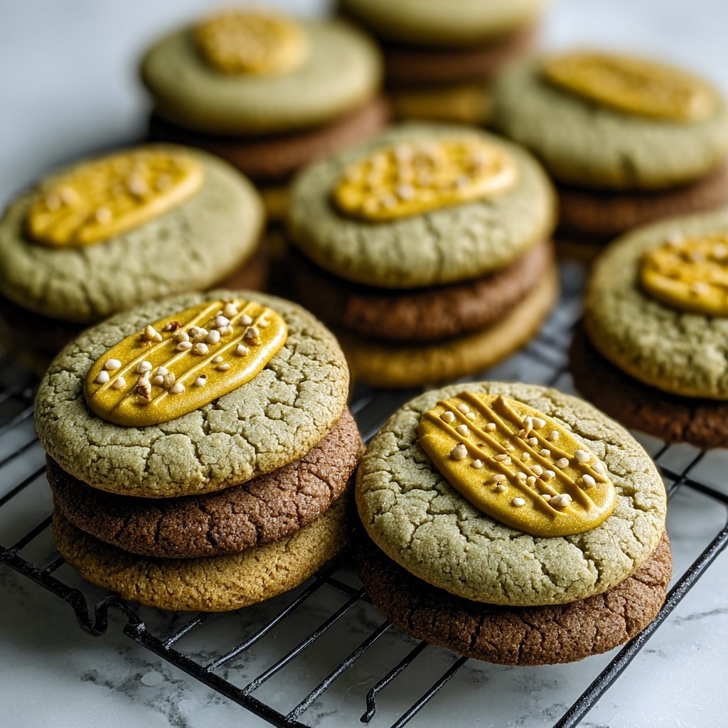 Pistachio Latte Sandwich Cookies Recipe - Recipe Image