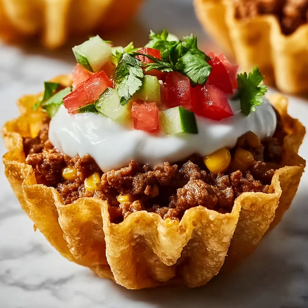 Taco Cupcakes Recipe - Recipe Image