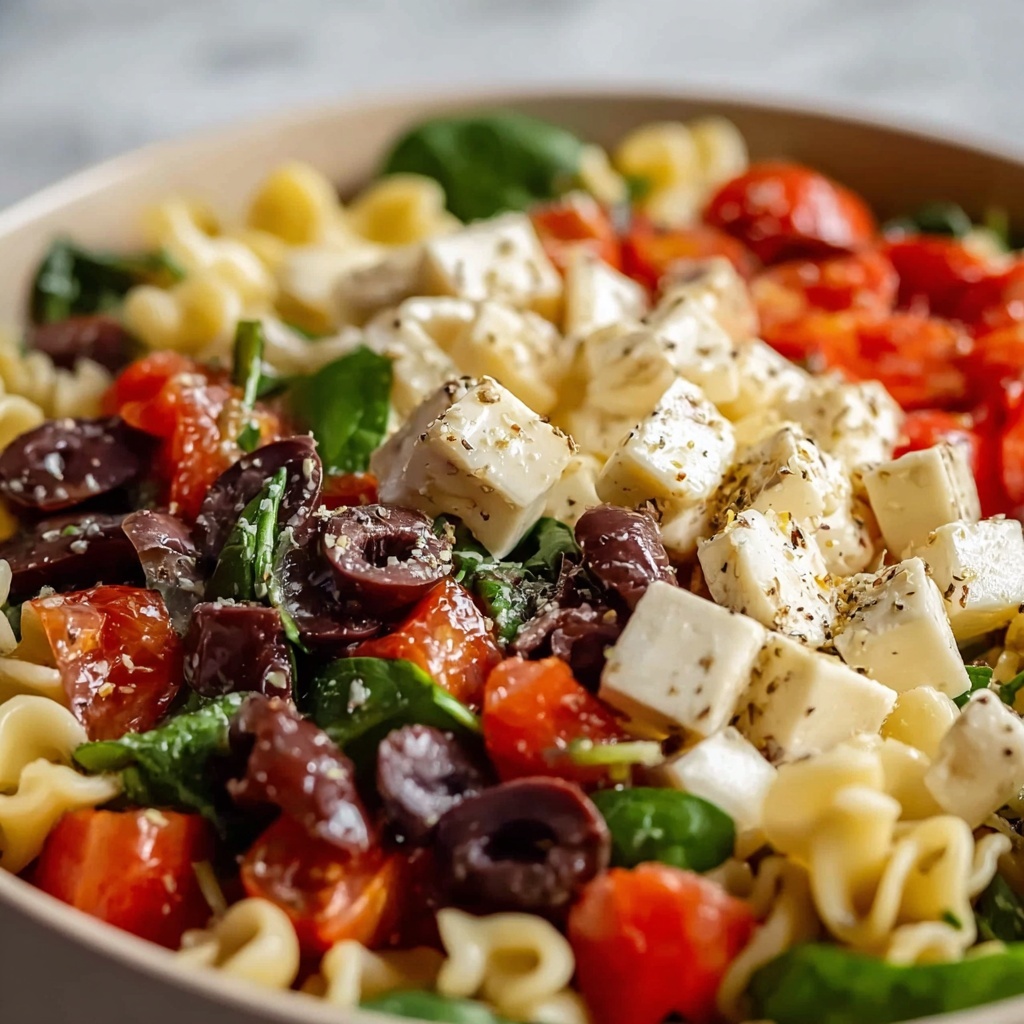 Greek Pasta Salad Recipe - Recipe Image