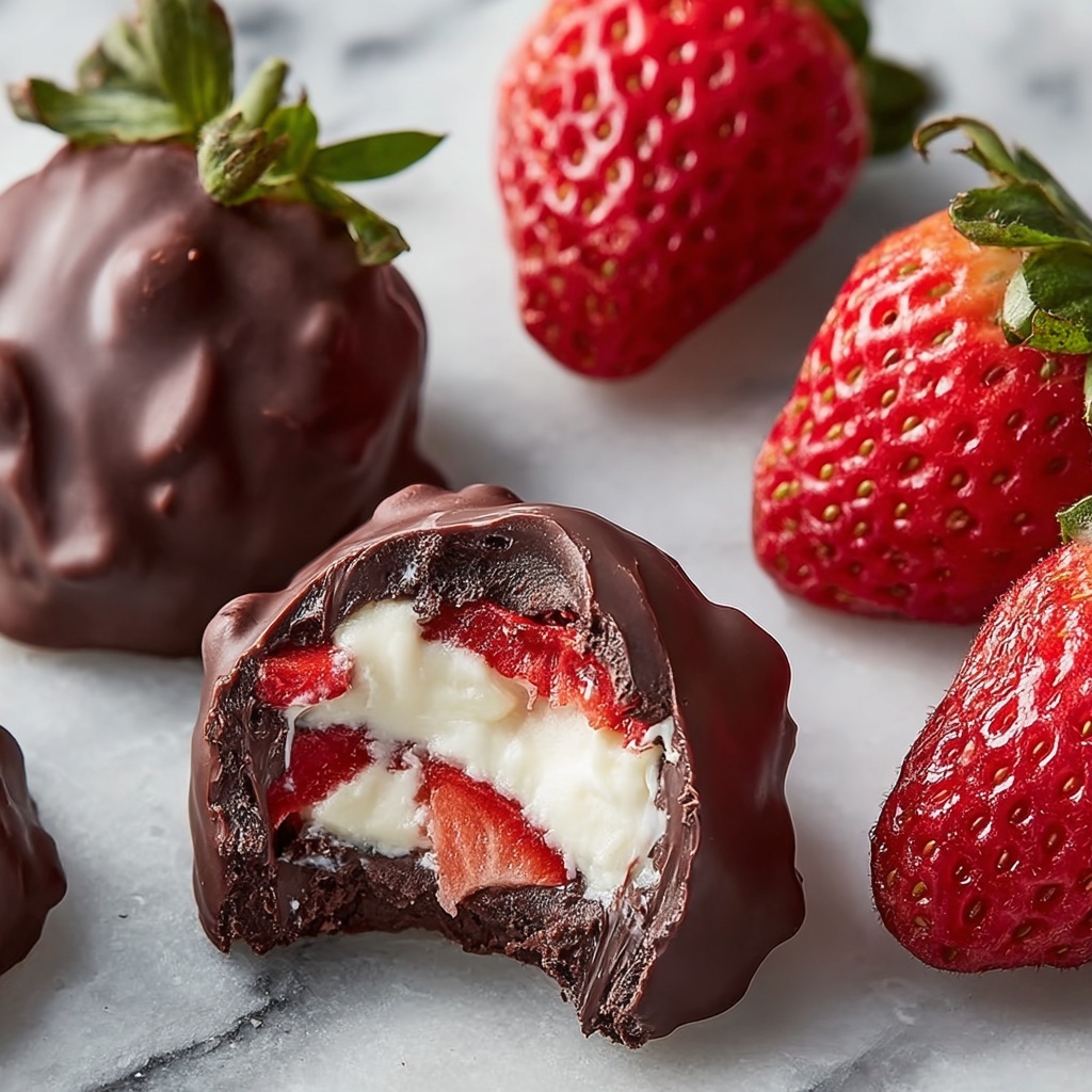 Chocolate-Covered Strawberry Yogurt Clusters Recipe - Recipe Image
