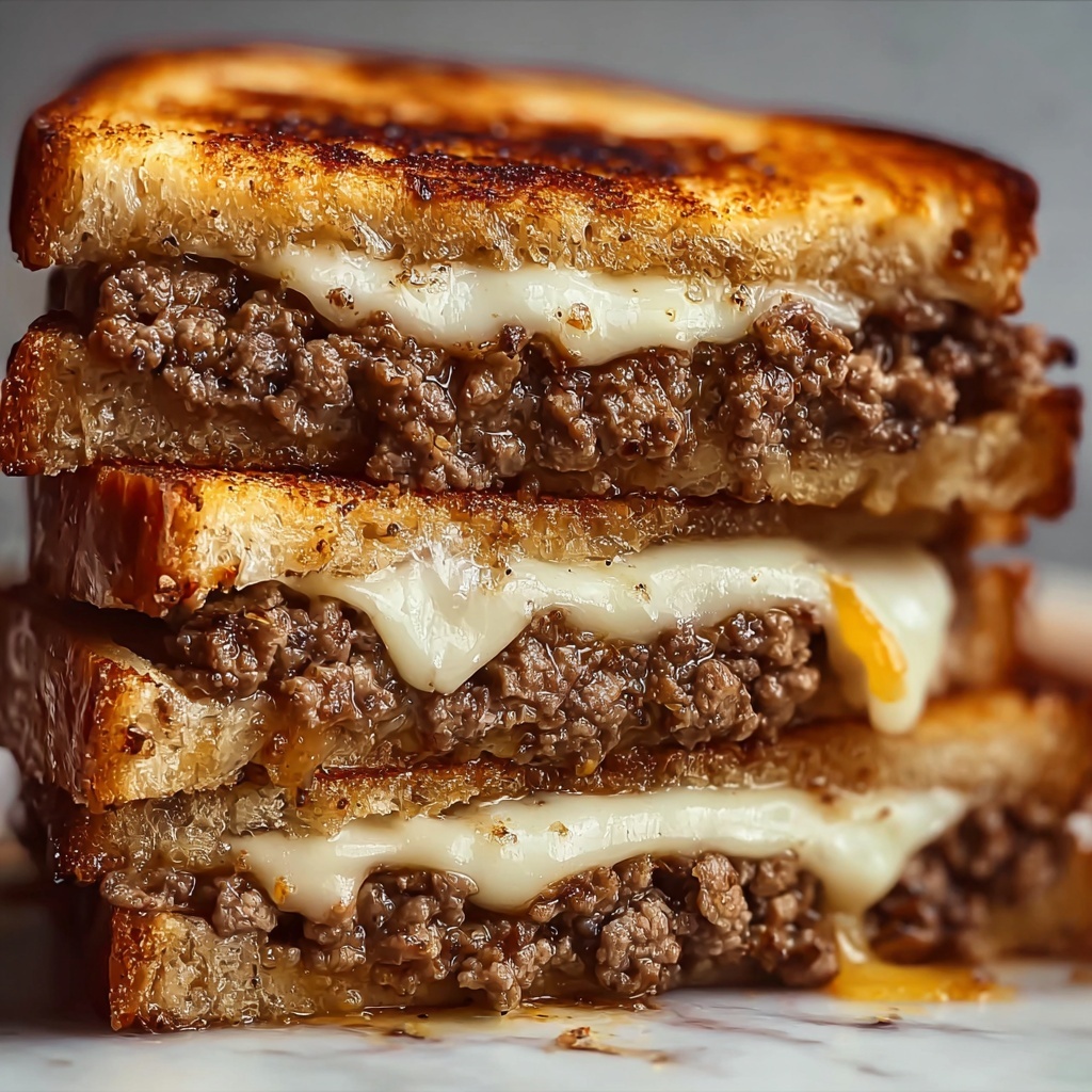 Patty Melt Burger with Secret Sauce Recipe - Recipe Image