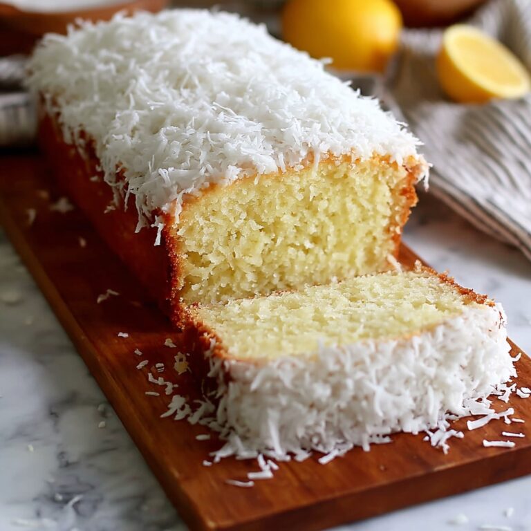 The Best & Easiest Coconut Loaf Cake Ever Recipe