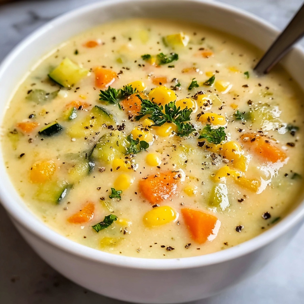 Zucchini Corn Chowder Recipe - Recipe Image