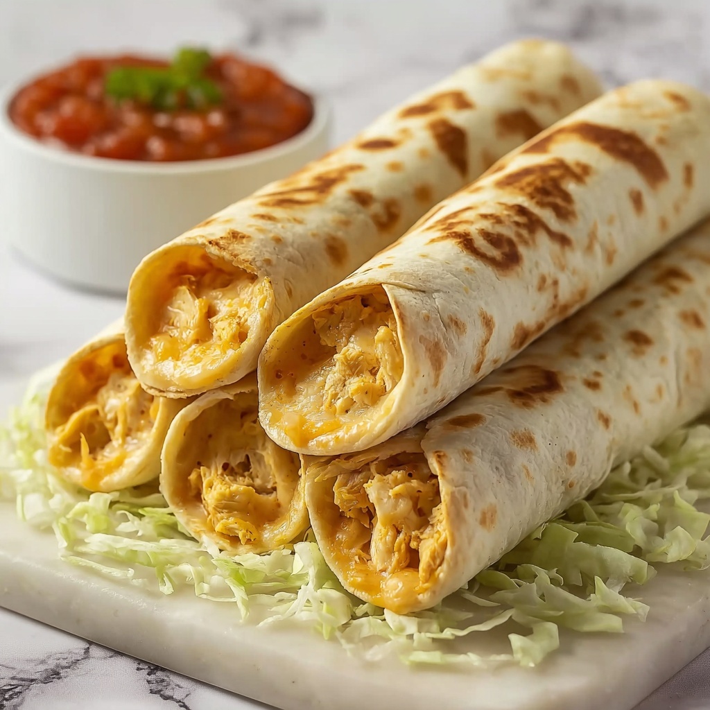 Easy Gluten-Free Chicken Taquitos Recipe - Recipe Image