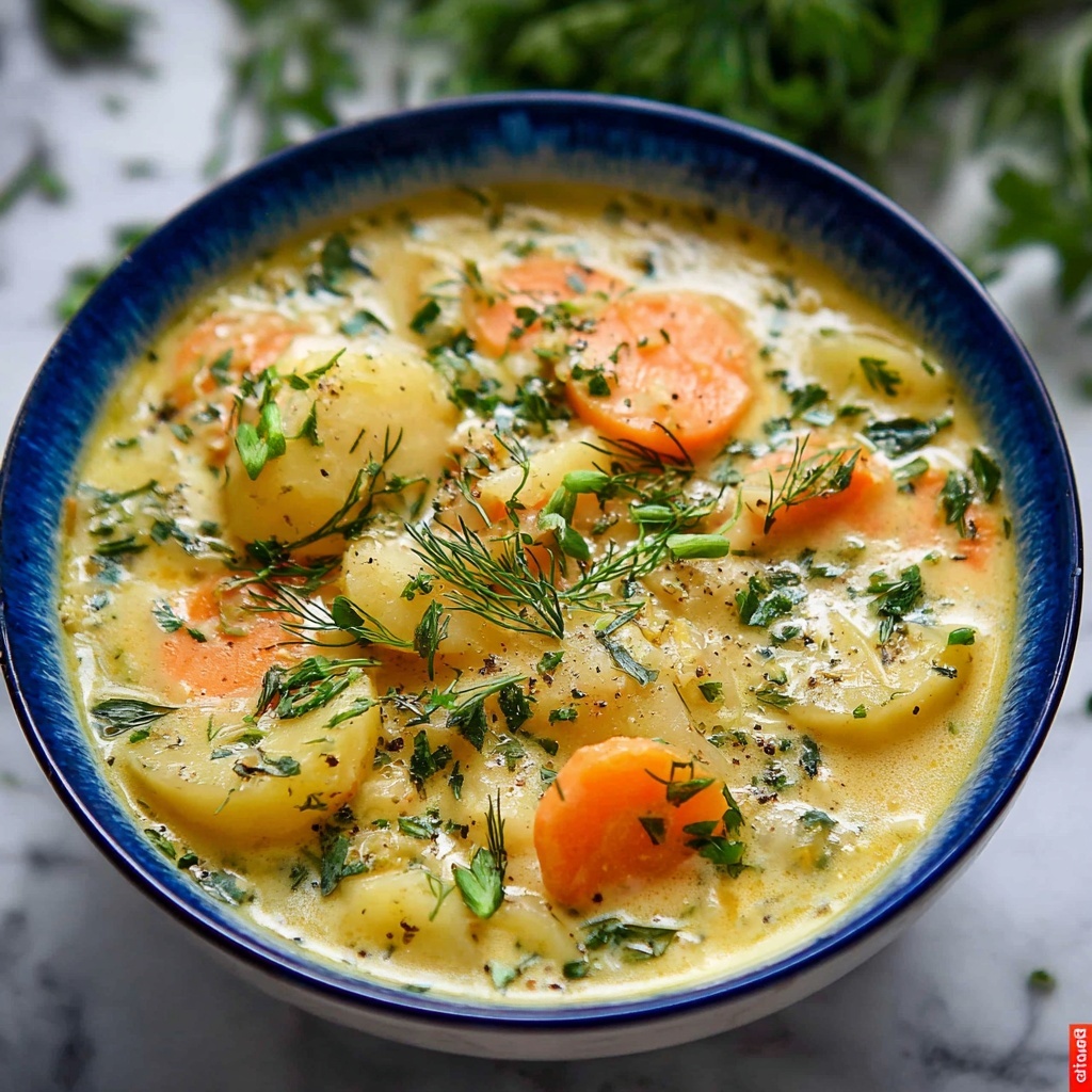 Polish Potato Soup (Zupa Ziemniaczana) Recipe - Recipe Image