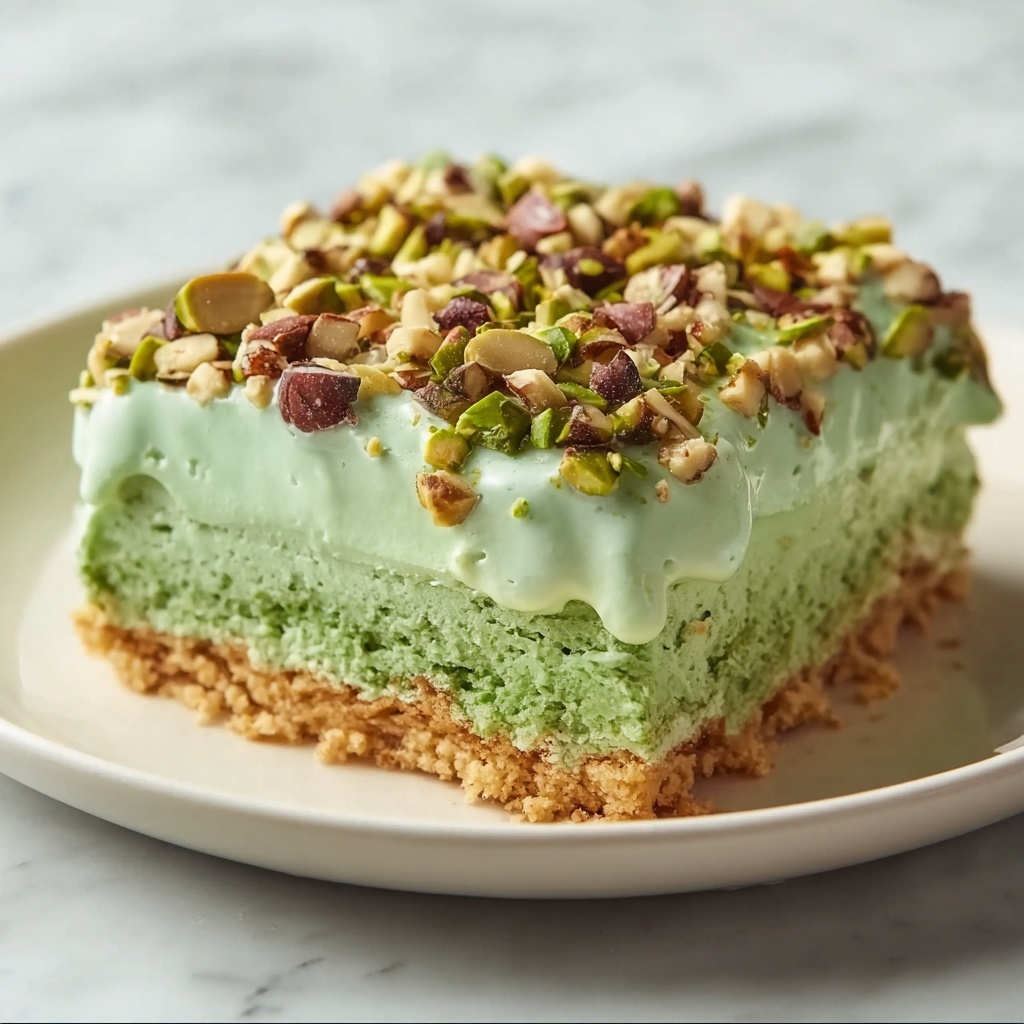Saint Patrick's Day Pistachio Pudding Cake Recipe - Recipe Image