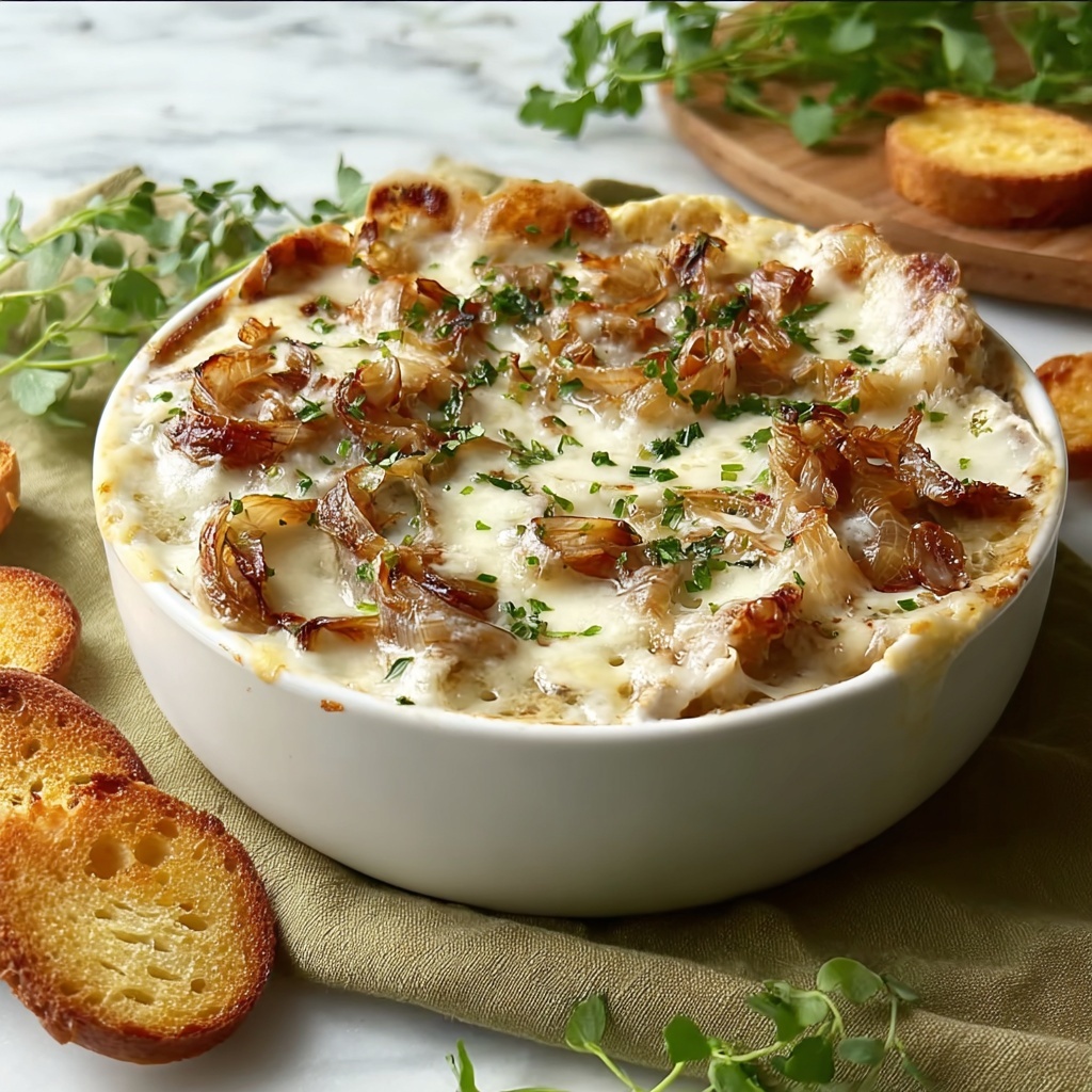 Homemade French Onion Dip from Scratch Recipe - Recipe Image