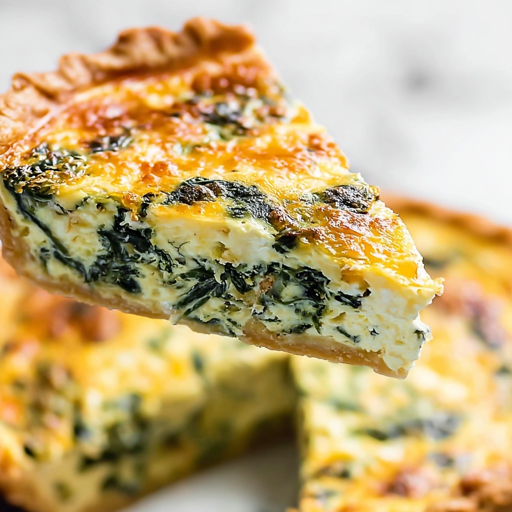 Spinach and Cheese Quiche Recipe - Recipe Image
