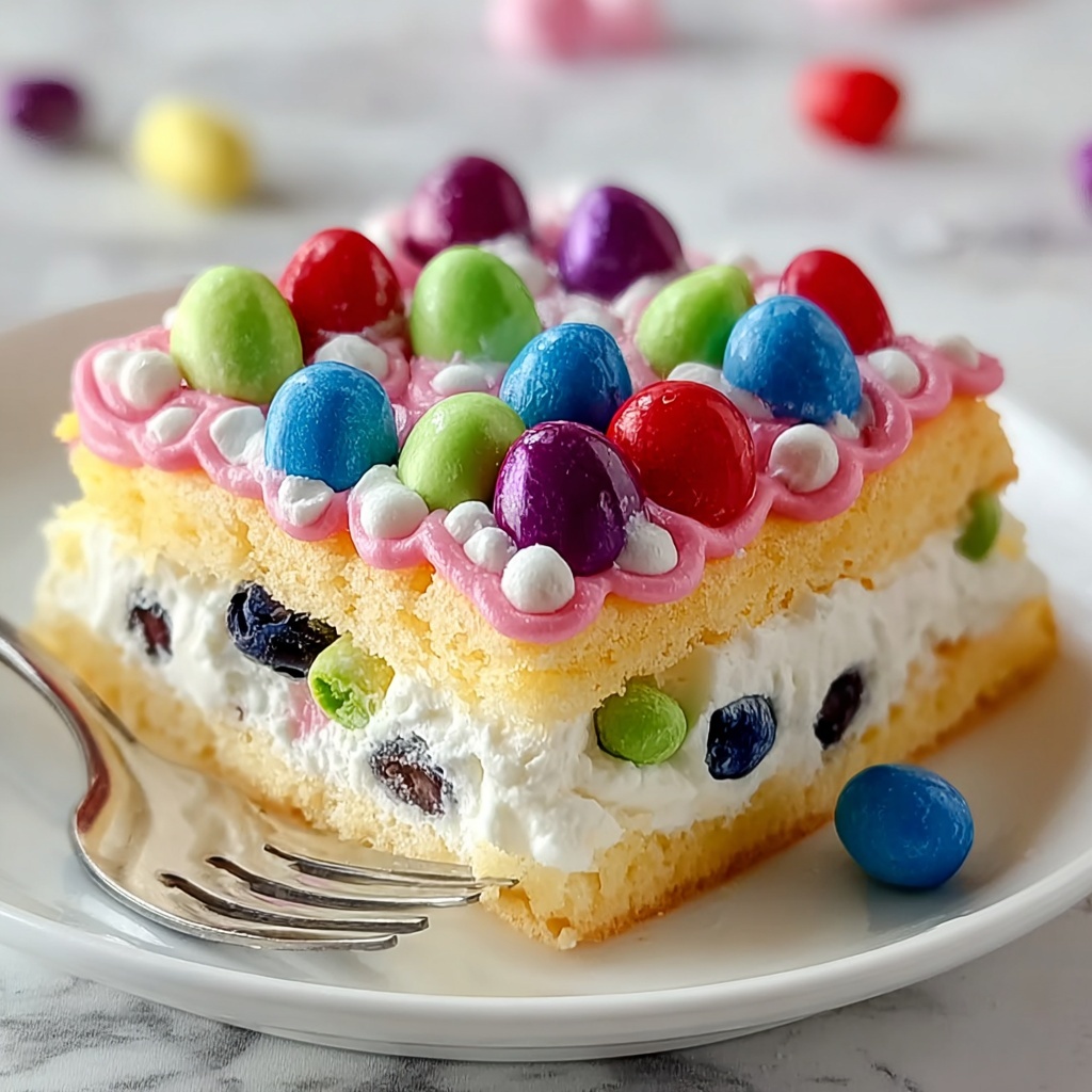 Delightful Easter Poke Cake Recipe - Recipe Image
