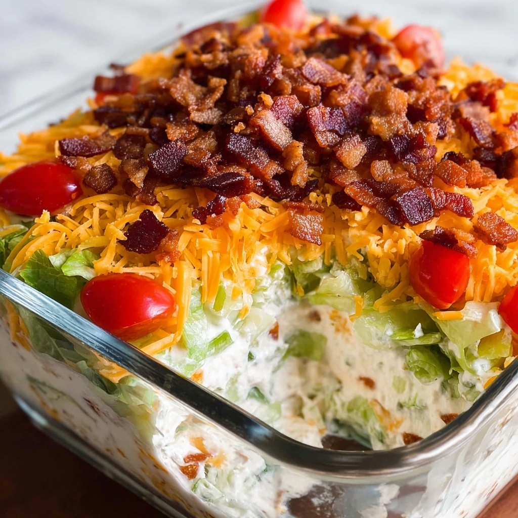 Easy BLT Dip: The Ultimate Party Appetizer Recipe - Recipe Image