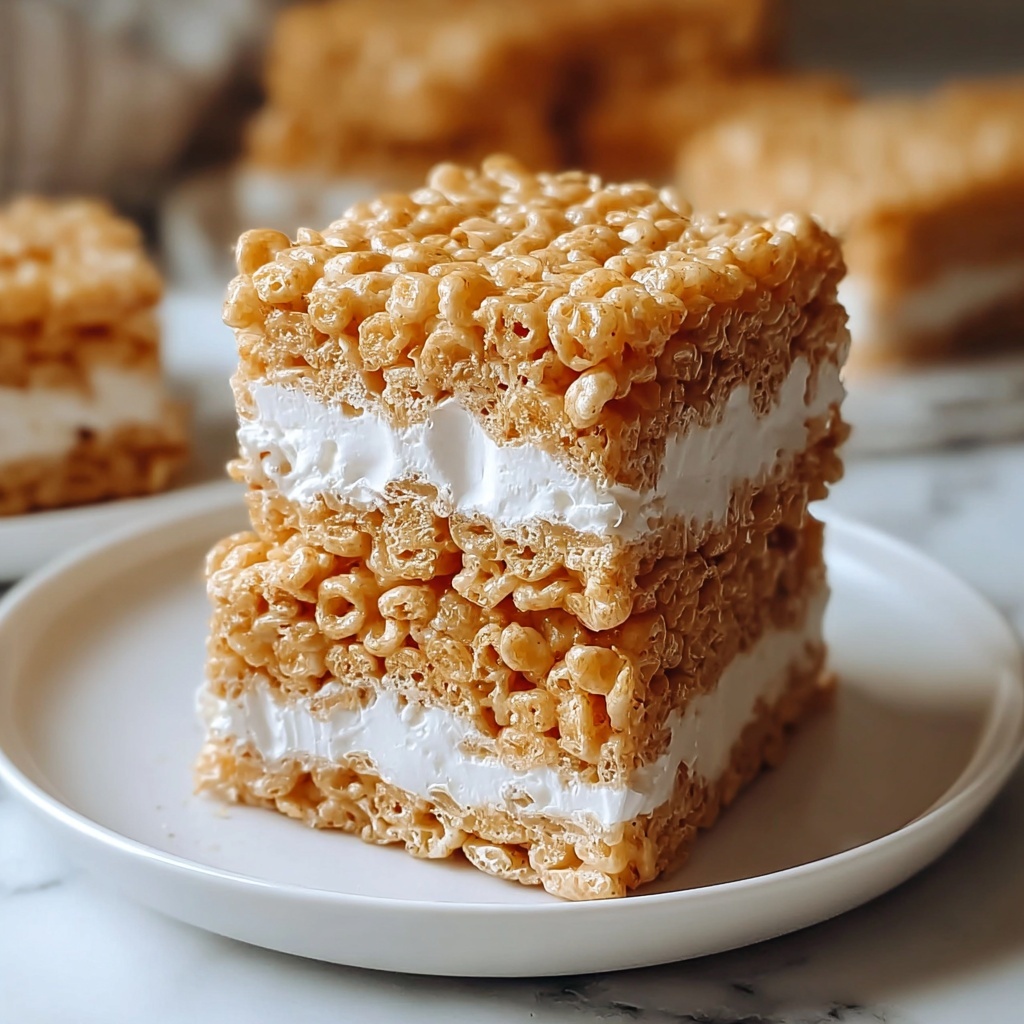 Fluffernutter Rice Krispie Treats Recipe - Recipe Image