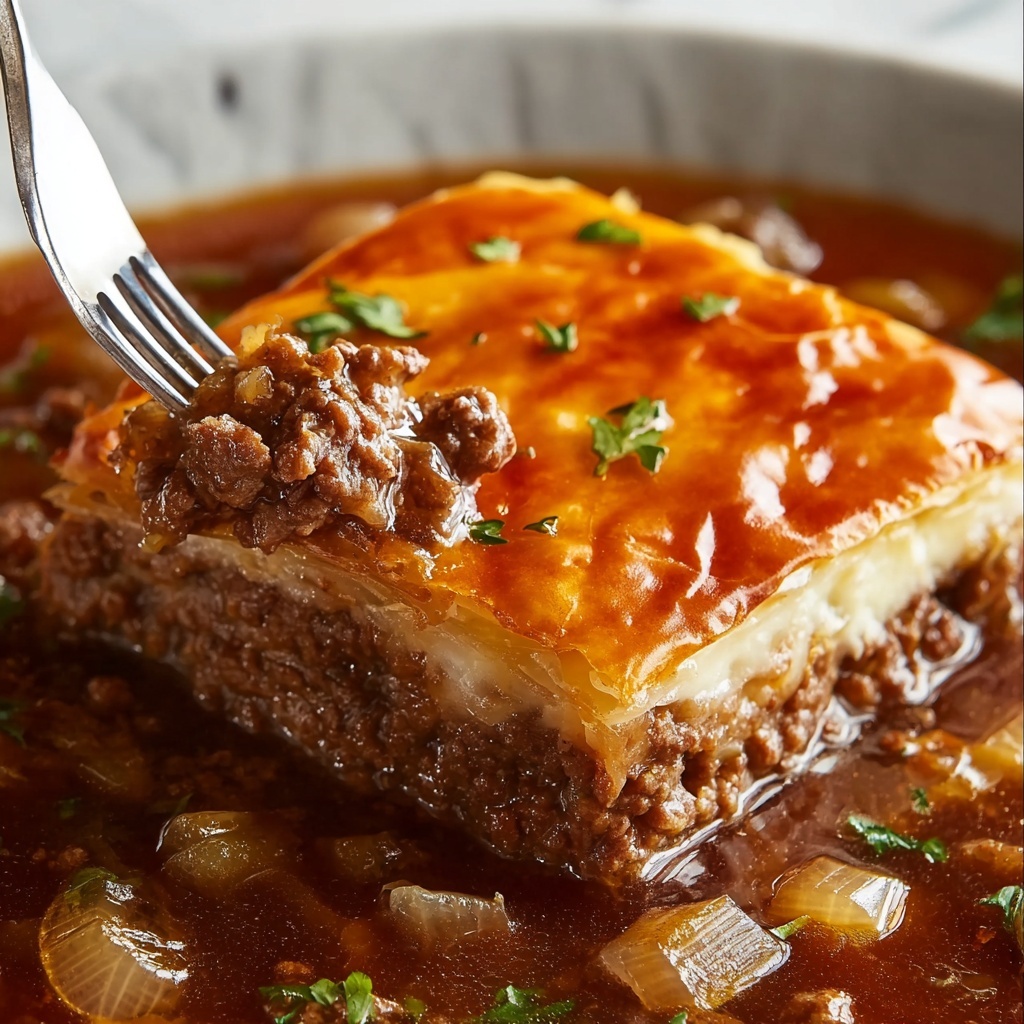 Egyptian Goulash with Phyllo and Custard Recipe - Recipe Image