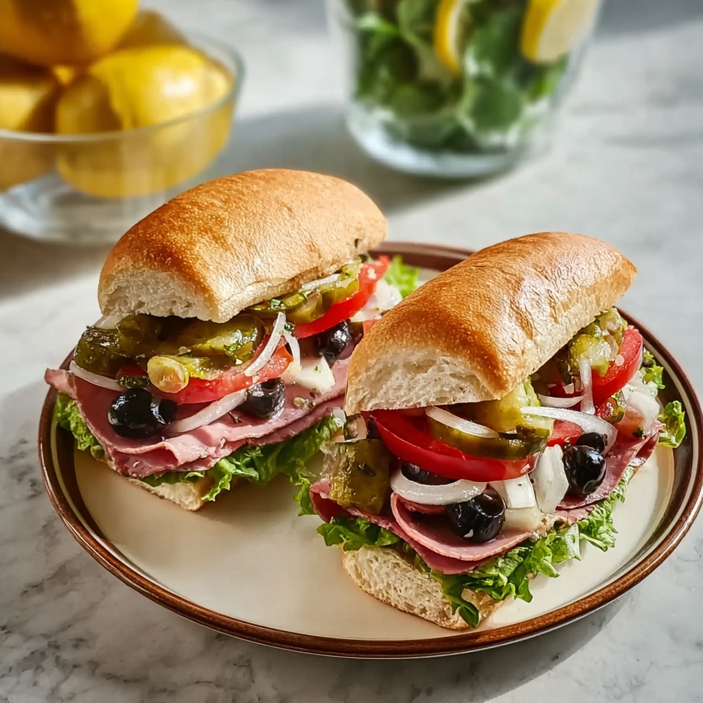 Italian Sub Sandwich Recipe - Recipe Image
