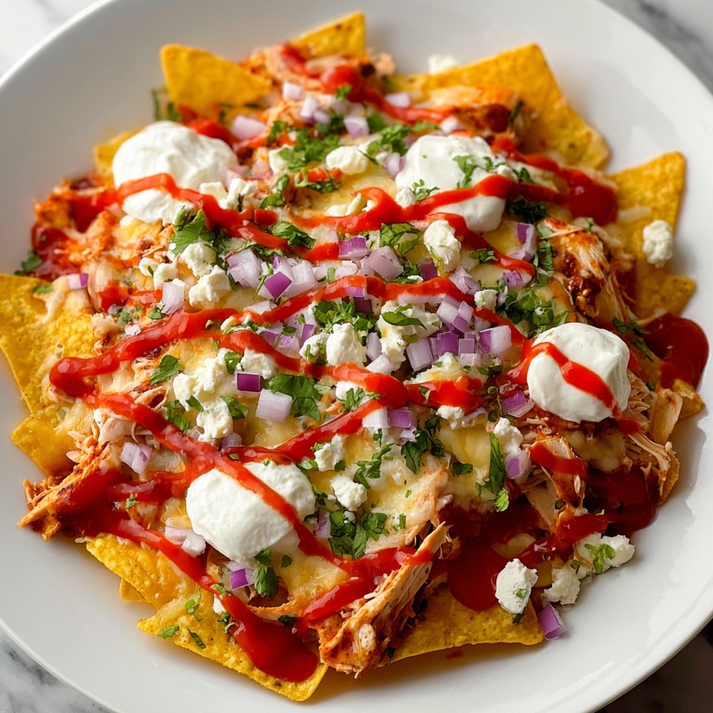 Pulled Chicken Chilaquiles with Spicy Tomato Sauce and Melted Cheese Recipe - Recipe Image