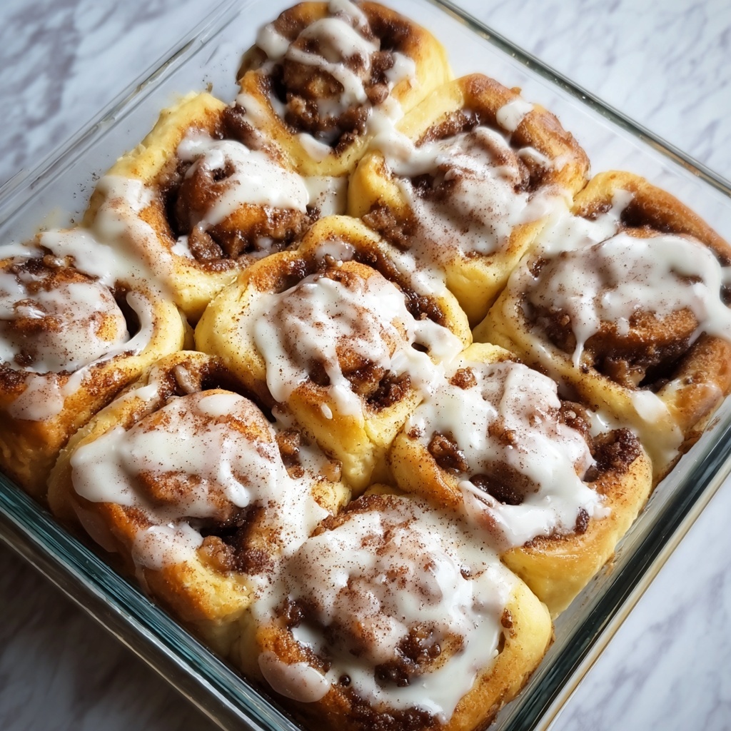 Dessert Cinnamon Roll Casserole Recipe - Recipe Image