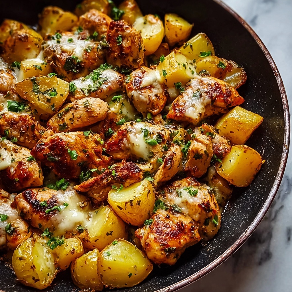 Garlic Parmesan Chicken and Potatoes (One-Pan Dinner) Recipe - Recipe Image