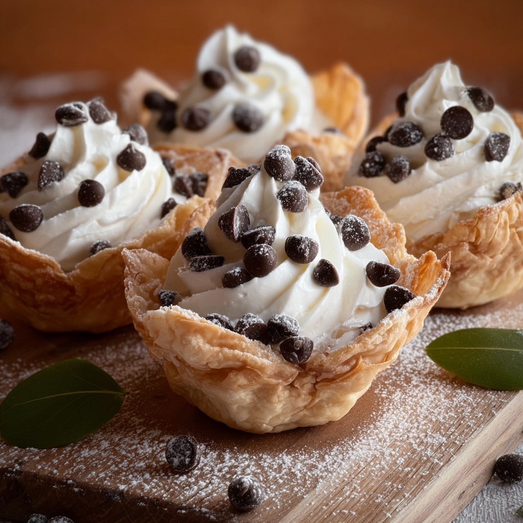 Cannoli Cups: A Delicious Twist on a Classic Italian Dessert Recipe - Recipe Image