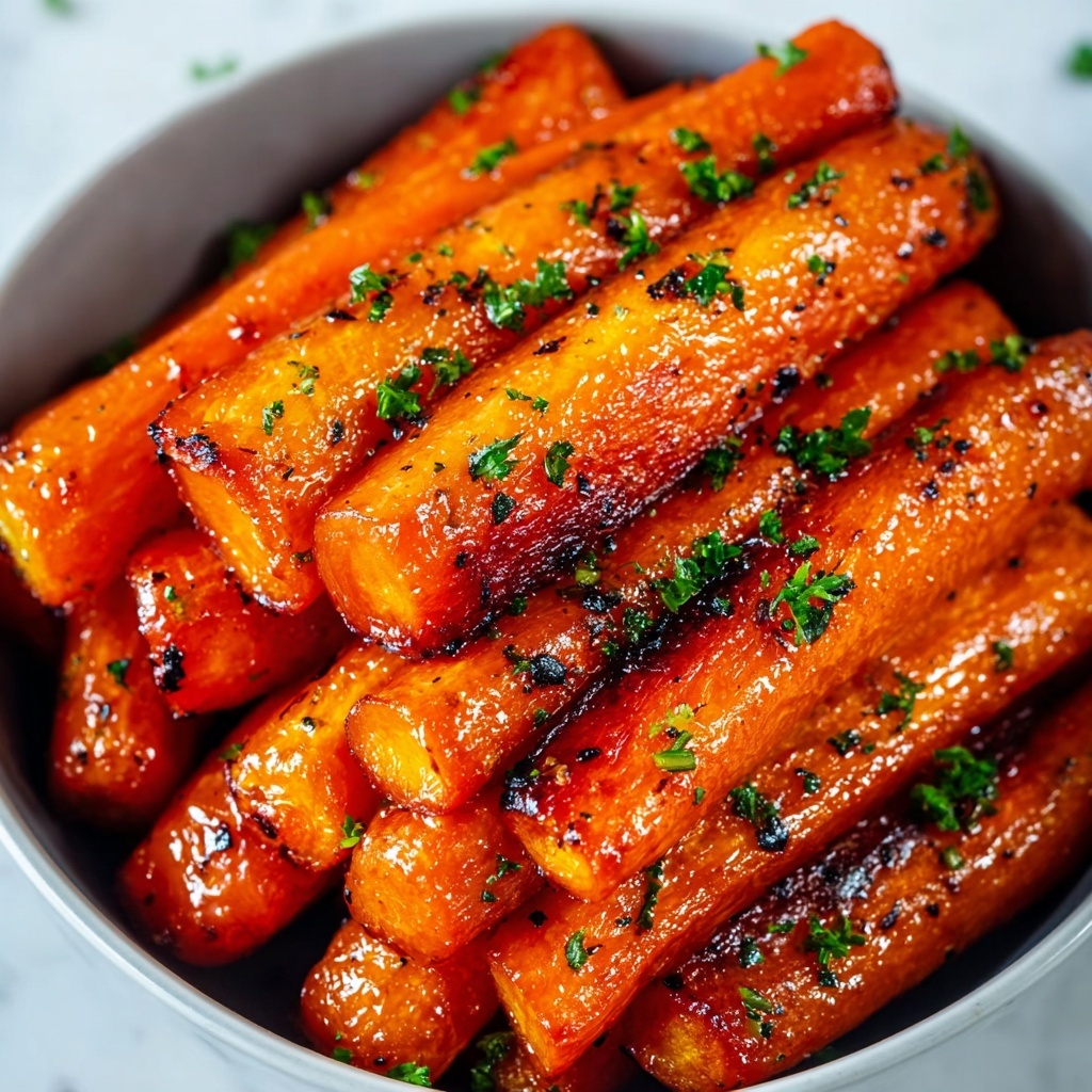 Honey Garlic Butter Carrots: A Simple and Irresistible Side Dish Recipe - Recipe Image
