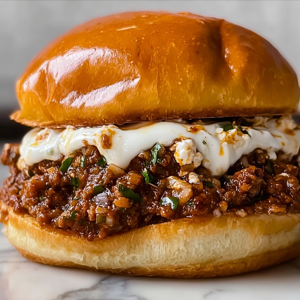 Philly Cheese Steak Sloppy Joes Recipe - Recipe Image