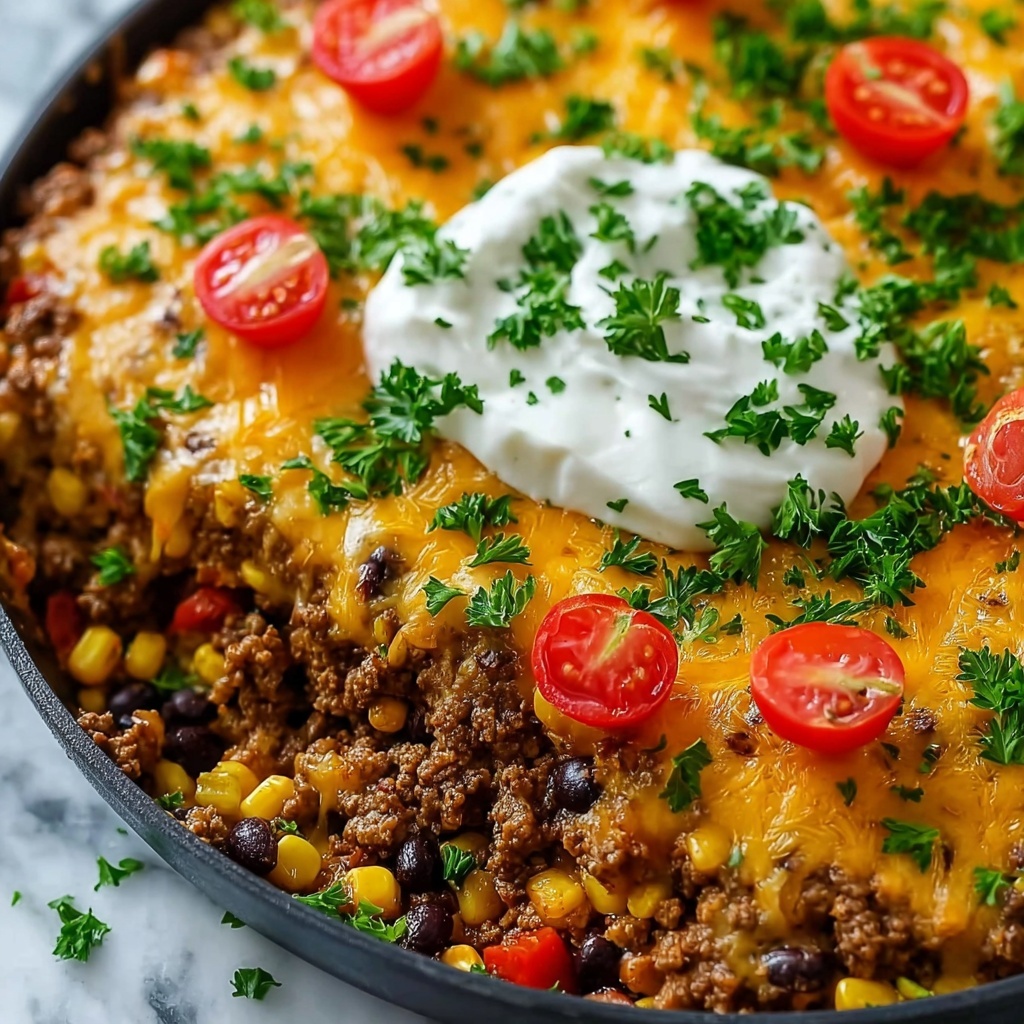 Cornbread Taco Bake Recipe - Recipe Image