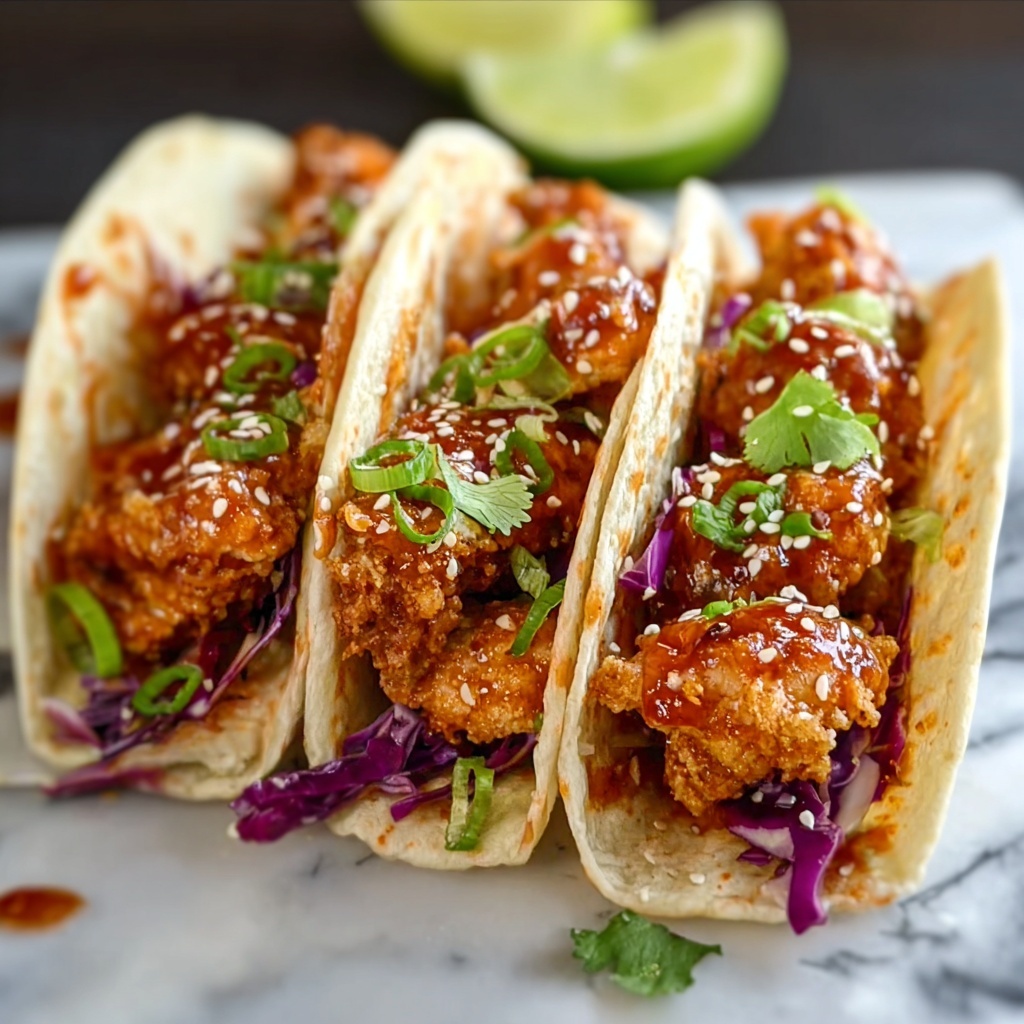 Crispy Chicken Wonton Tacos Recipe - Recipe Image