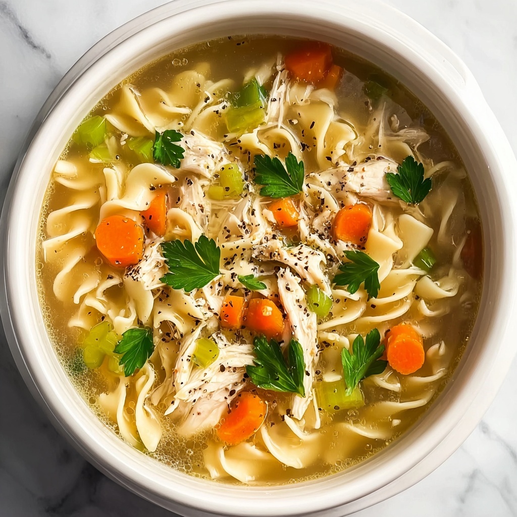 Crockpot Chicken Noodle Soup Recipe - Recipe Image