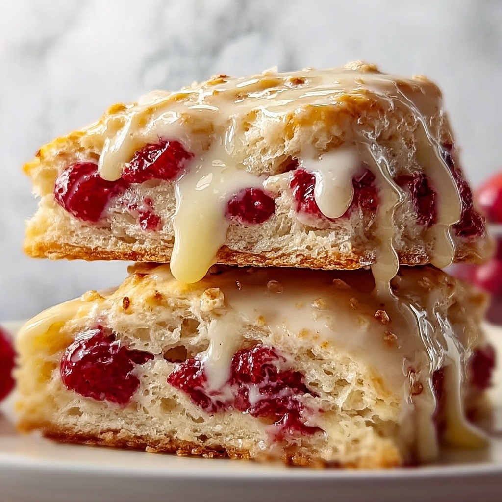 Lemon Raspberry Scones Recipe - Recipe Image