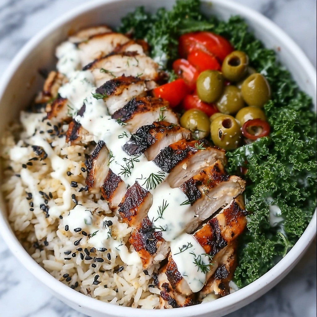 Greek Chicken Bowls Recipe - Recipe Image
