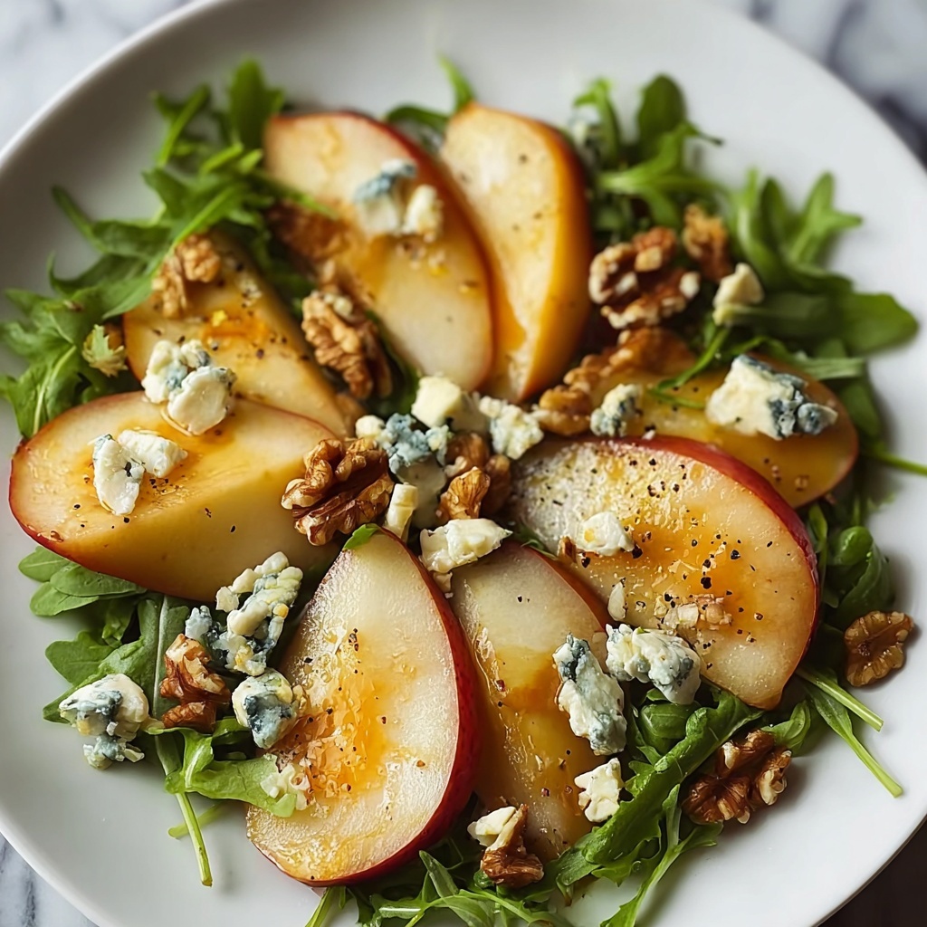 Caramelized Pear and Blue Cheese Salad Recipe - Recipe Image