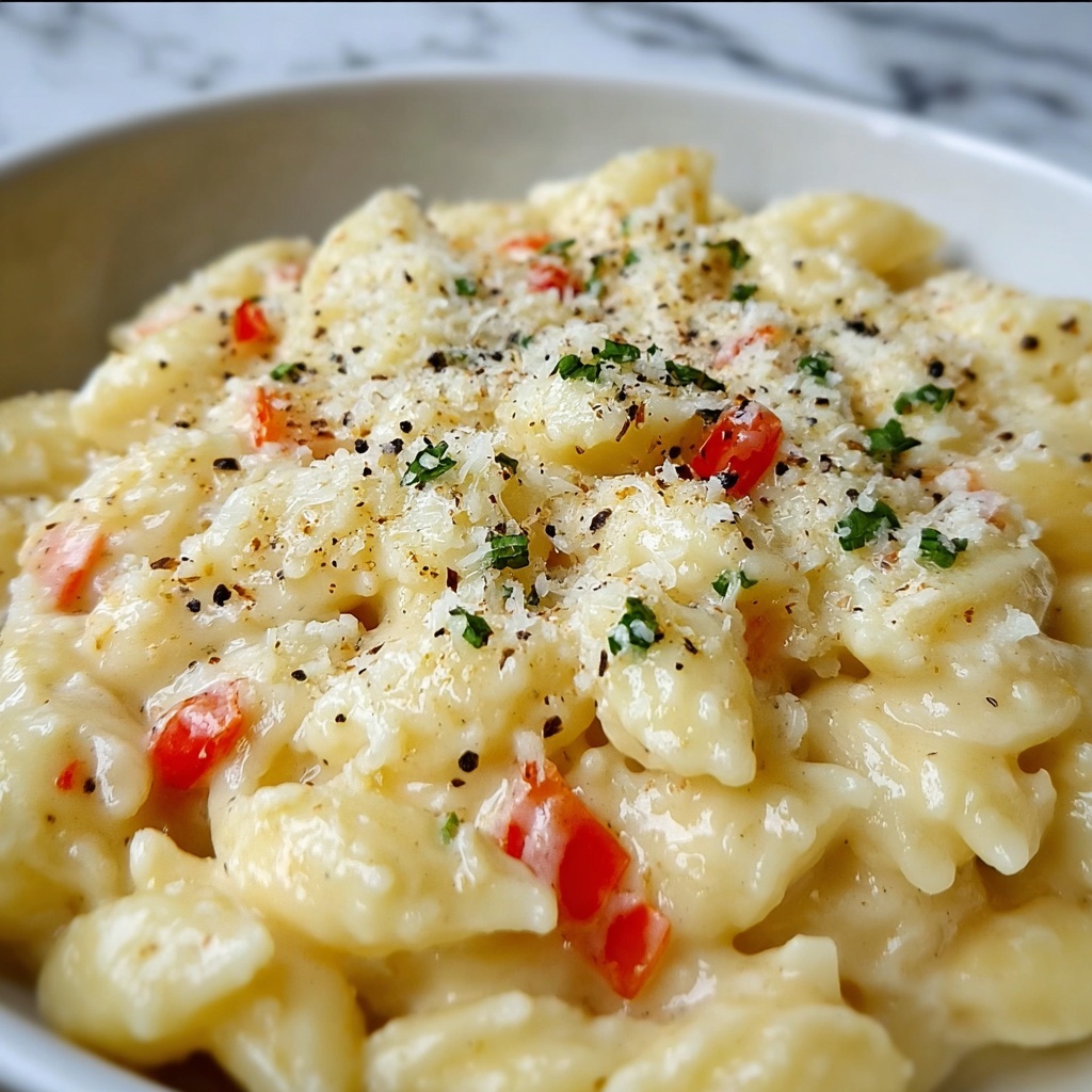 Creamy Garlic Parmesan Orzo Recipe - Recipe Image