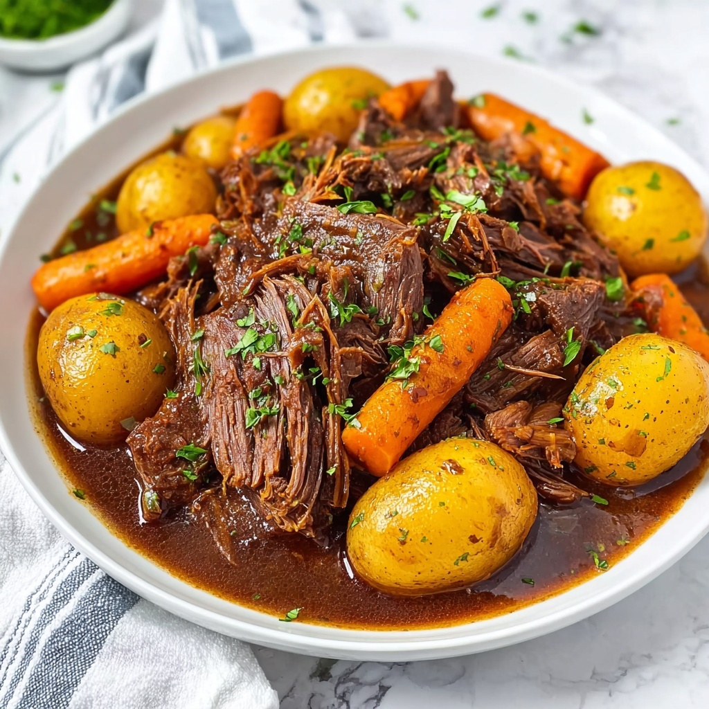 Crock Pot Pot Roast Recipe - Recipe Image