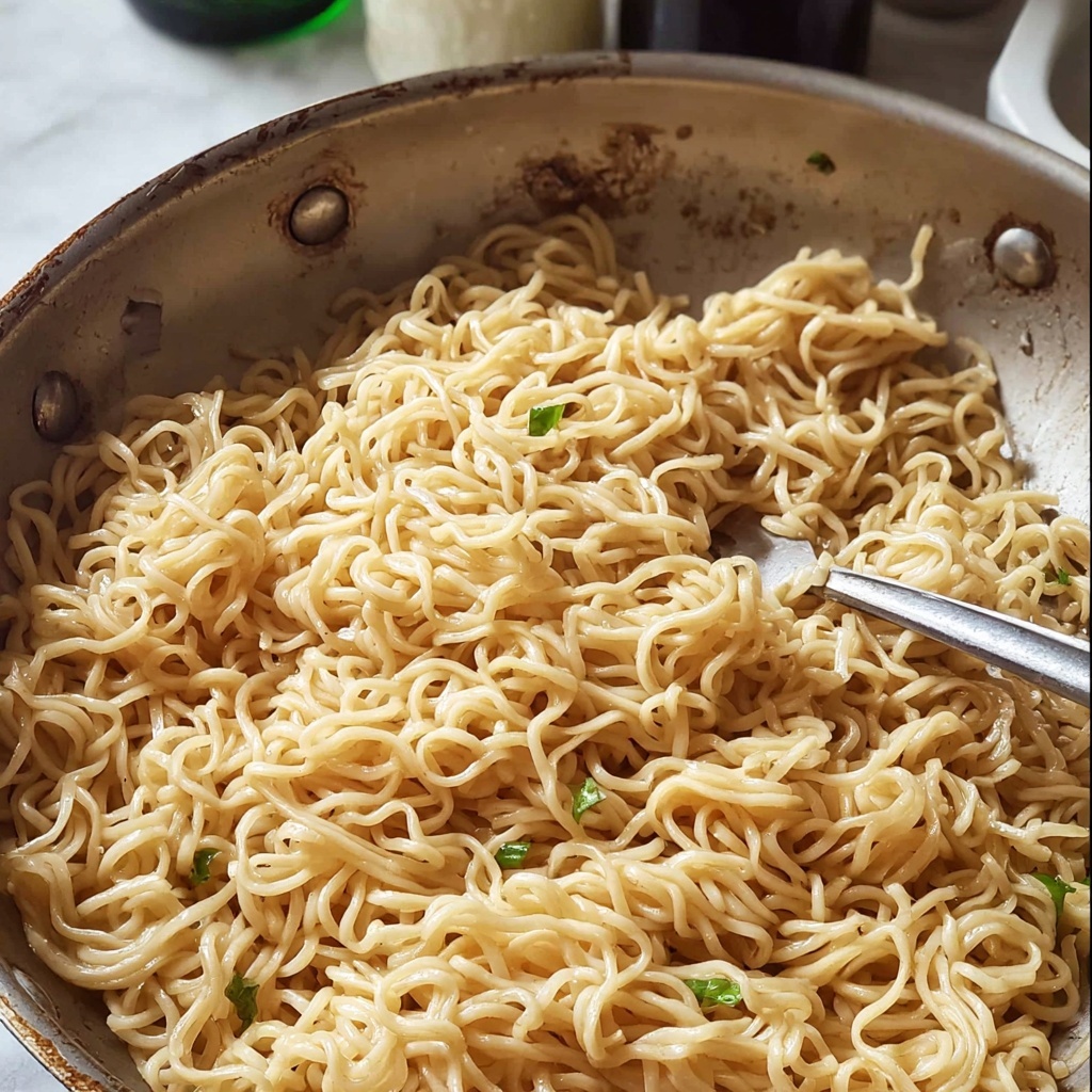 Easy One Pan Buttered Noodles Recipe - Recipe Image