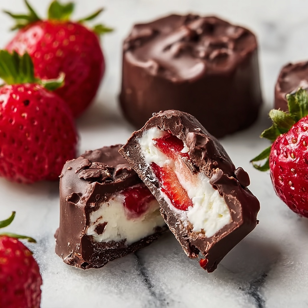 Chocolate-Covered Strawberry Yogurt Clusters Recipe - Recipe Image